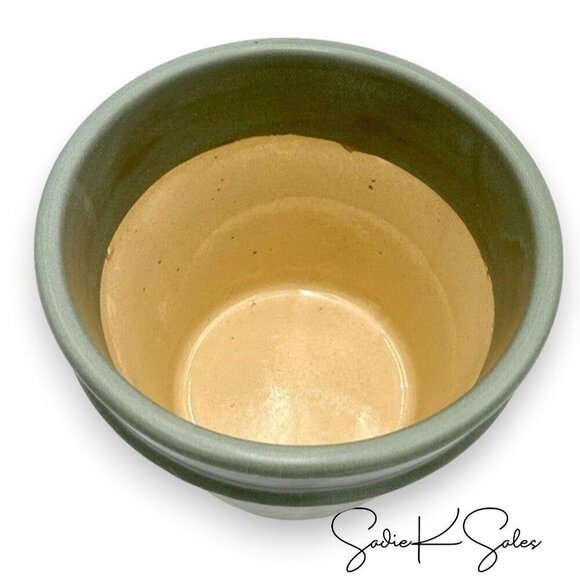 Studio‎ McGee 7x8 Earthenware Tabletop Planter Gray Green - Threshold - Picture 6 of 7